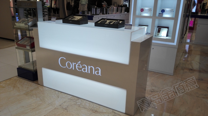 化妝品展柜，化妝品背柜